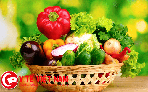 Bệnh sỏi thận nên ăn nhiều rau, củ, quả. 