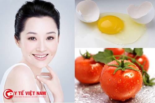 Công thức điều trị nám da từ trứng gà và cà chua 
