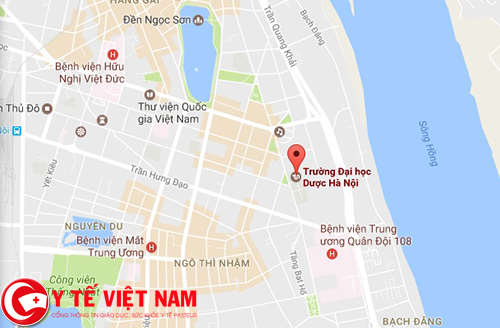 Bản đồ trường Đại học Dược Hà Nội chi tiết nhất, cụ thể nhất Bản đồ trường Đại học Dược Hà Nội chi tiết nhất, cụ thể nhất