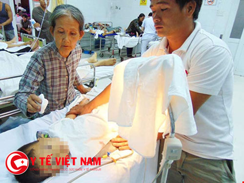Cháu Hải được điều trị tại bệnh viện TP Hồ Chí Minh