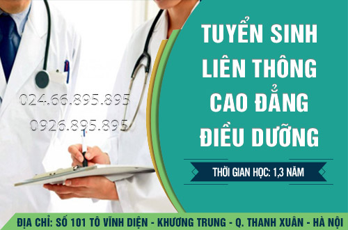Tuyển sinh Liên thông Cao đẳng Điều dưỡng tại Hà Nội