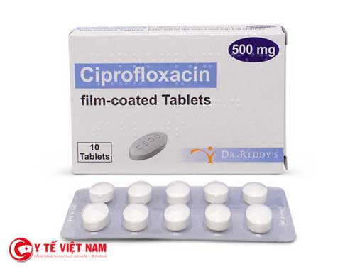 Thận trọng khi dùng thuốc kháng sinh Ciprofloxacin