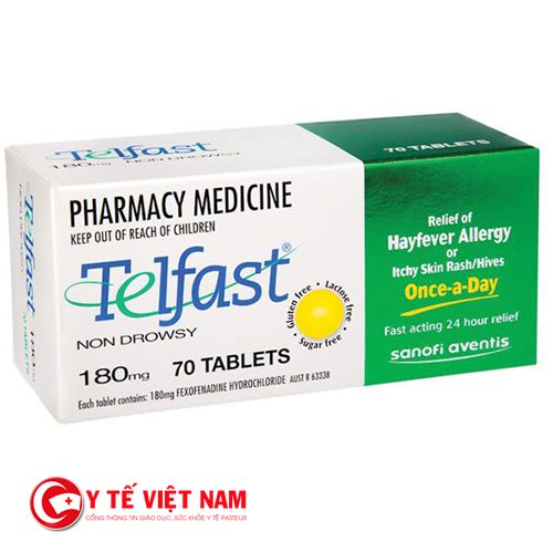 Telfast điều trị viêm mũi dị ứng hiệu quả