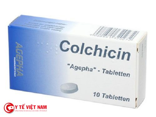 Thuốc colchicin là loại thuốc thường được dùng điều trị gout cấp