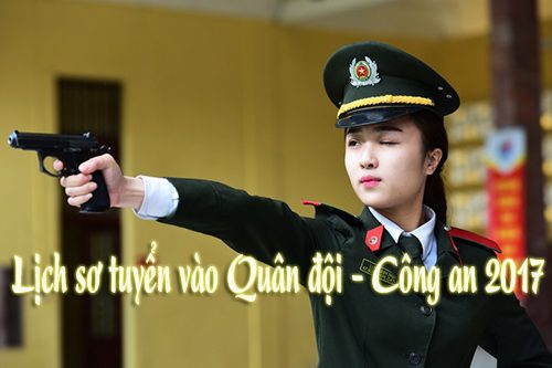 Đã có thời gian sơ tuyển vào trường Công an và Quân đội