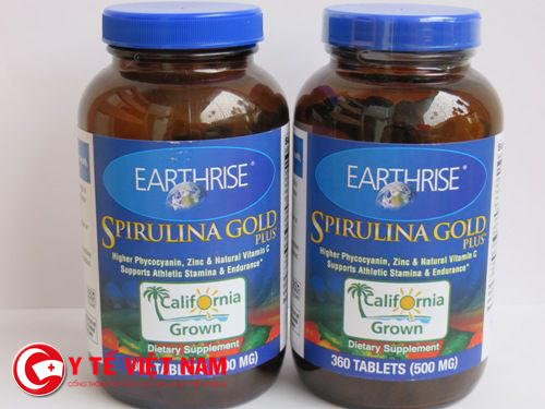 Tảo mặt trời Earthrise ® Spirulina Gold Plus ®
