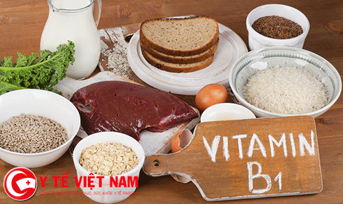 Vitamin B1 có trong các hạt ngũ cốc, rau, đậu, thịt nạc, lòng đỏ trứng, gan, thận.