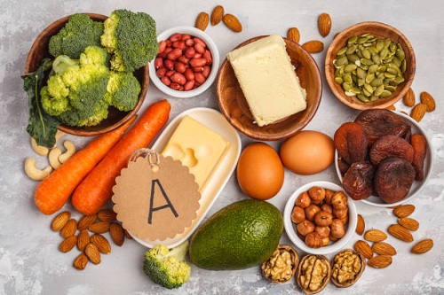 Nên bổ sung những thực phẩm giàu vitamin A