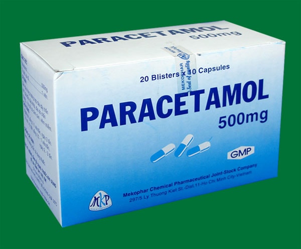 Thuốc Paracetamol giảm đau hạ sốt
