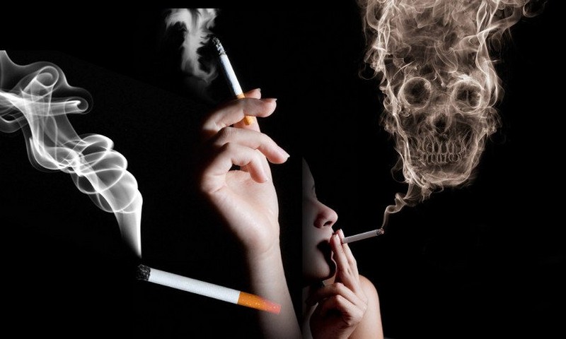 Khói thuốc lá chứa hóa chất tẩy bồn cầu và hóa chất ướp xác