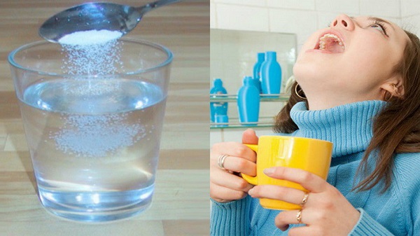 Chữa viêm họng bằng nước muối